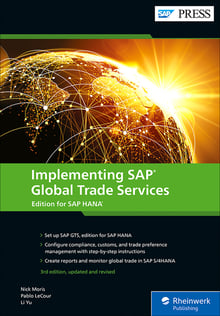 Implementing SAP Global Trade Services