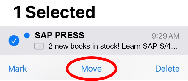 Apple Mail Spam Tab to Primary Tab