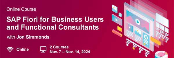 SAP Fiori for Business Users and Functional Consultants