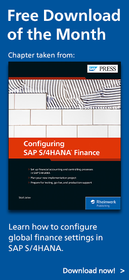 Configuring SAP S/4HANA Finance: Free Excerpt