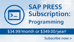 SAP PRESS Programming Topic Subscription