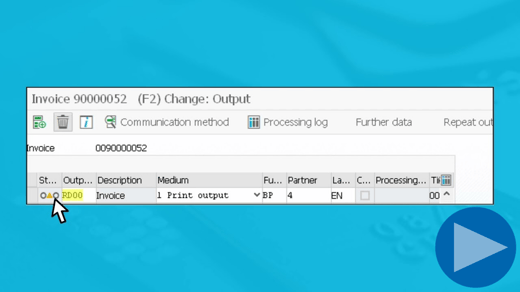 How to Print a Billing Document in SAP S/4HANA