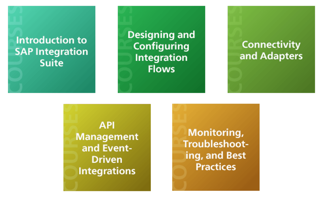 SAP Integration Suite 5 Day Layout