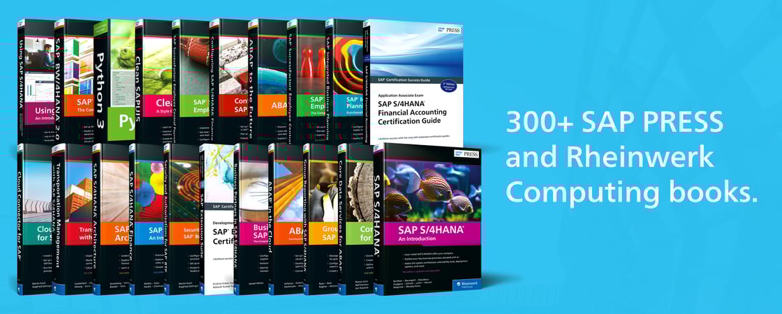 SAP PRESS Subscription Banner Blue Background 2025
