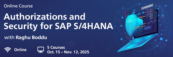 Authorizations and Security for SAP S/4HANA