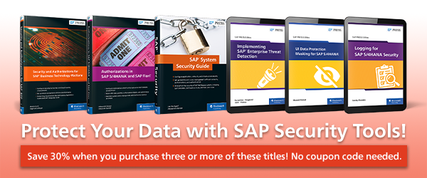 Save 30% on SAP PRESS SAP Security Book Collection!