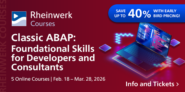 New course: Master the essentials of ABAP development!