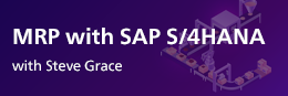 MRP with SAP S/4HANA
