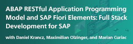 ABAP RESTful Application Programming Model and SAP Fiori Elements