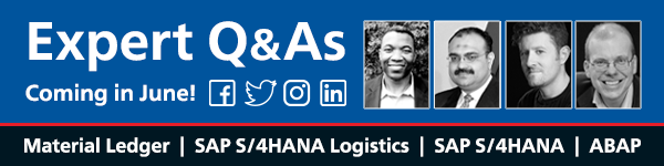 SAP PRESS Expert Q&As June 2020