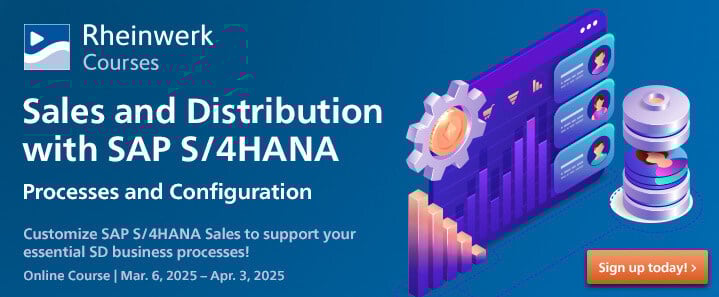 Sales and Distribution with SAP S/4HANA Online Course - Early Bird Discount